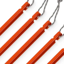 Zestaw aluminiowych śledzi do namiotu 15 cm 10 szt. - trójkątne